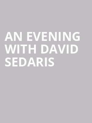An Evening with David Sedaris at Royal Festival Hall